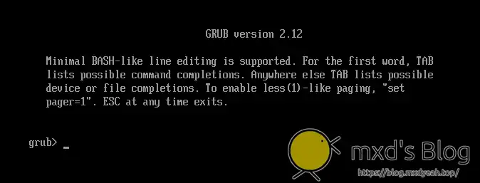 Grub 命令行界面