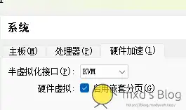 VirtualBox 选择虚拟化